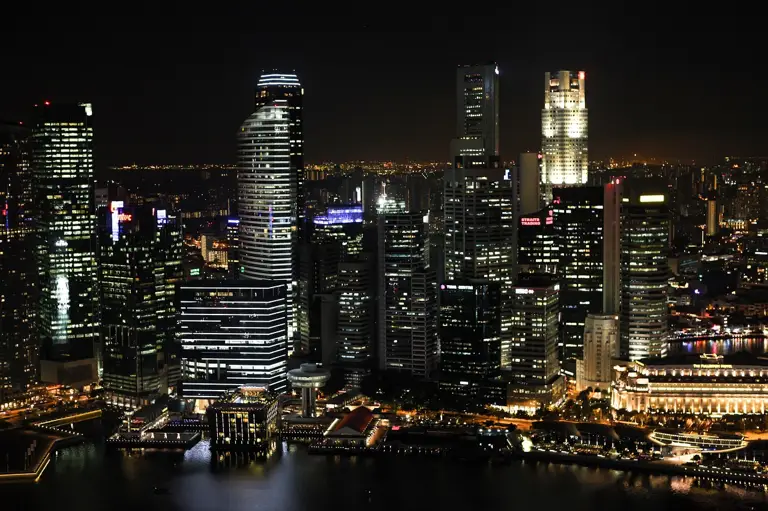 Singapore ranks fourth with a GDP of $501.4 billion, thriving on its open, trade-centric economy and financial services.