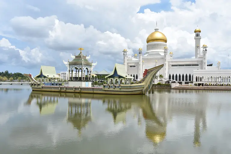 Brunei, with a GDP of $15.1 billion, ranks tenth, heavily reliant on oil and gas exports, with ongoing efforts to diversify its economy.