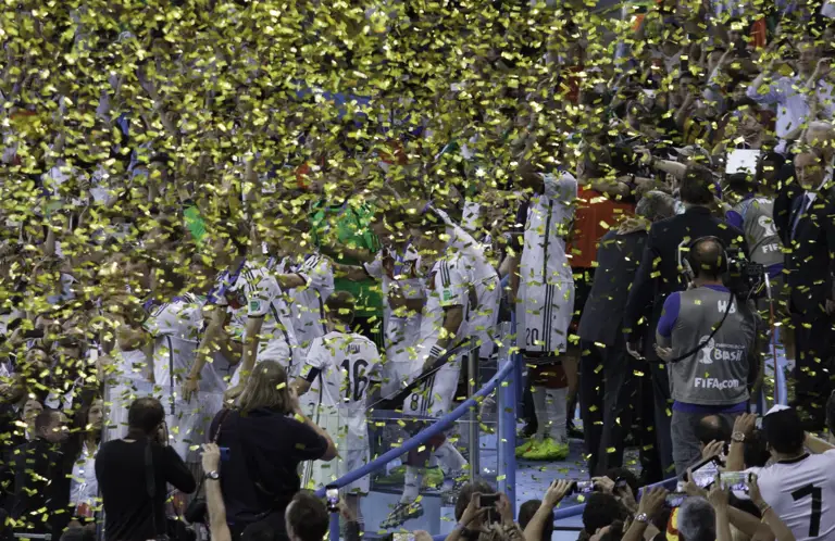 Italy has 18 World Cup appearances and four championships.