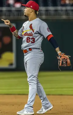 Edmundo Sosa from Nationals vs. Cardinals at Nationals Park, Washington, D.C., April 20, 2021 (51195255445) (cropped).jpg