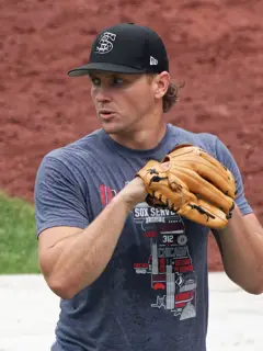 Tanner Banks during warmups, July 19, 2023 (cropped).jpg