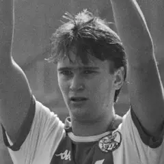 Training Ajax voor Europa Cup II wedstrijd tegen Olympique Marseille John Bosm, Bestanddeelnr 934-2318.jpg