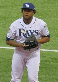 José Alvarado with the Tampa Bay Rays in 2018 (Cropped).jpg