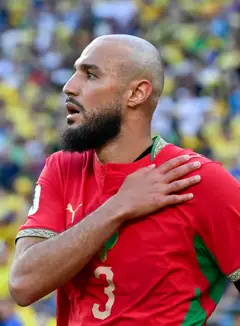 Noussair Mazraoui at 2026 FIFA World Cup by YantsImages (cropped).jpg