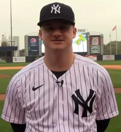 Clarke Schmidt with the New York Yankees in 2020 spring training camp.jpg