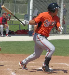 Chih-Hsien Chiang batting for the Baltimore Orioles in 2014 spring training camp (cropped).jpg