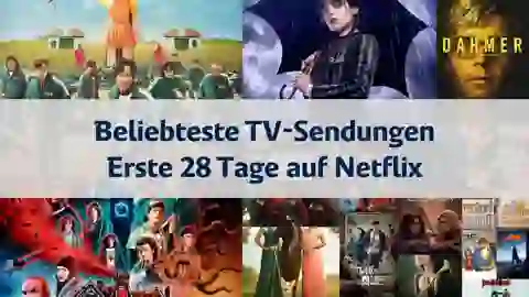 Die beliebtesten Fernsehsendungen basierend auf den Zuschauerstunden in den ersten 28 Tagen auf Netflix thumbnail image