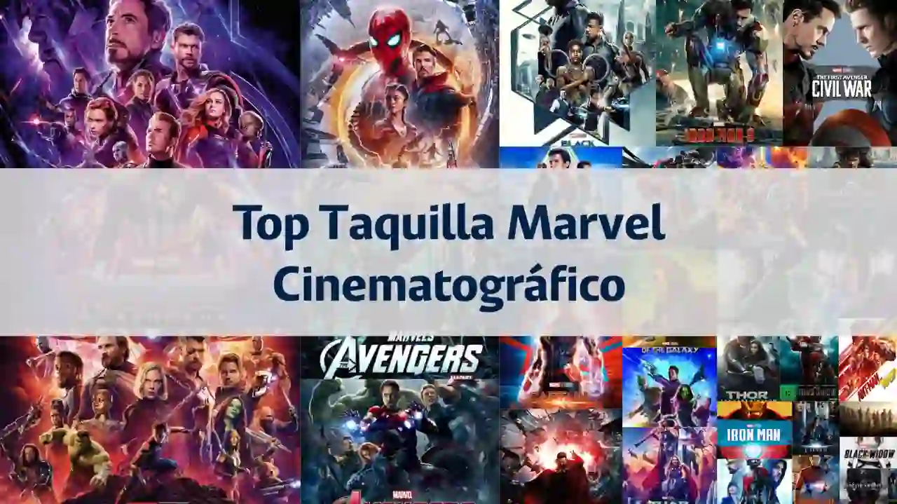 Clasificación de las Películas Más Taquilleras del Universo Cinematográfico de Marvel