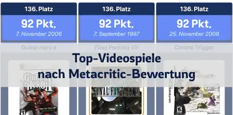 Die bestbewerteten Videospiele aller Zeiten – Metacritic Top 300 thumbnail image