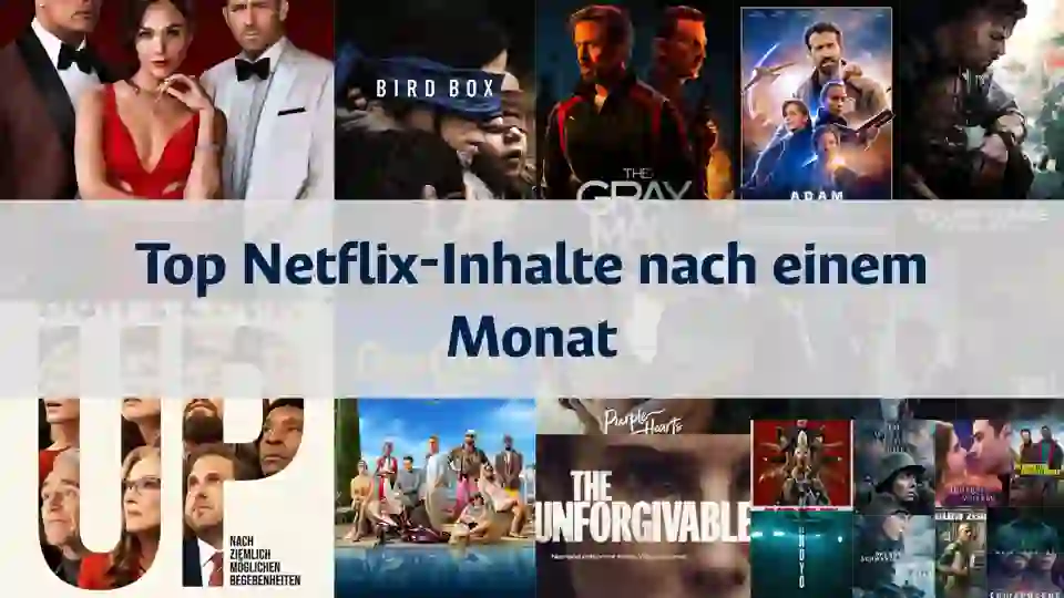 Rangliste der meistgesehenen Netflix-Inhalte einen Monat nach Veröffentlichung thumbnail image
