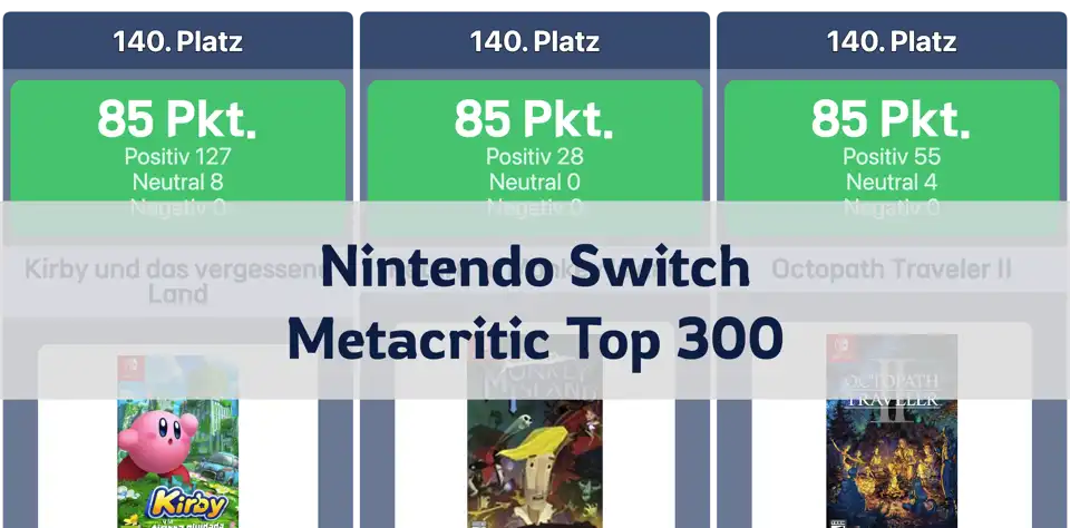 Top 300 der bestbewerteten Nintendo Switch-Spiele auf Metacritic thumbnail image