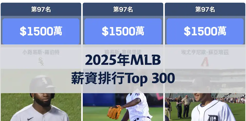 2025年MLB薪資排行Top 300－大谷翔平蟬聯年度薪資王 thumbnail image