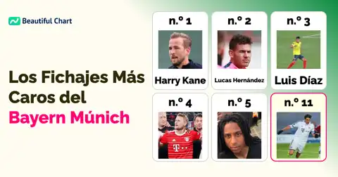Ranking de los Fichajes Más Caros en la Historia del Bayern Múnich (hasta 25/26) thumbnail image