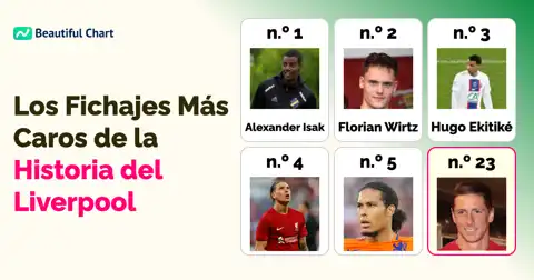 Ranking de Fichajes del Liverpool: Los 100 Más Caros Hasta 25/26 thumbnail image