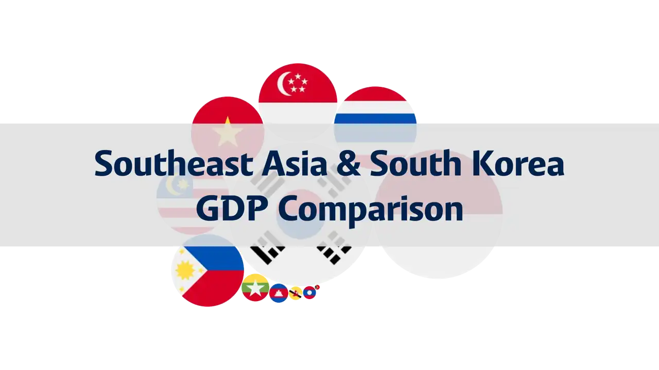 GDP Comparison of Southeast Asian Countries and South Korea, 1980-2023