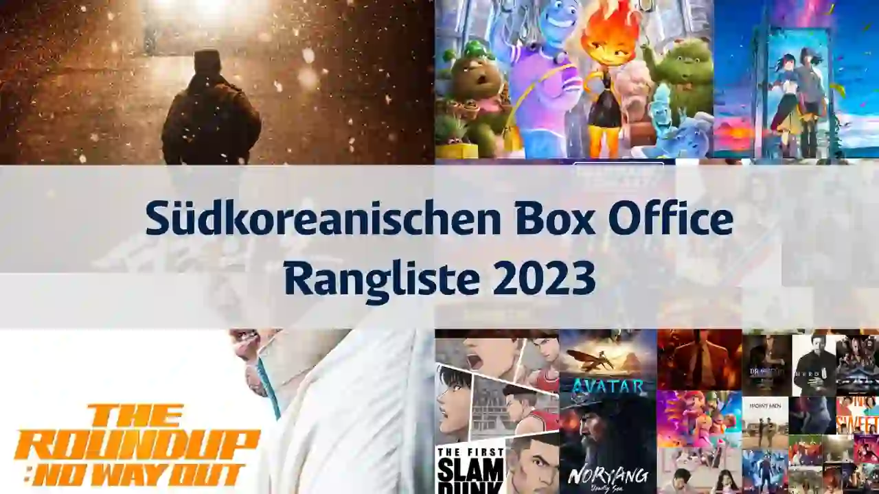 Rangliste der Kinobesucherzahlen der südkoreanischen Box Office 2023